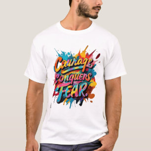 Camiseta Medo dos Conquistadores da Coragem