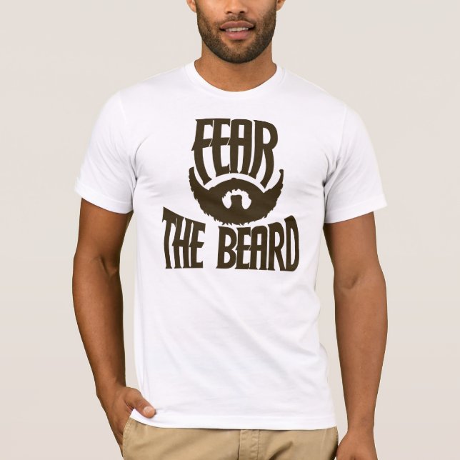 Camiseta Medo dos Engraçados da Barba (Frente)