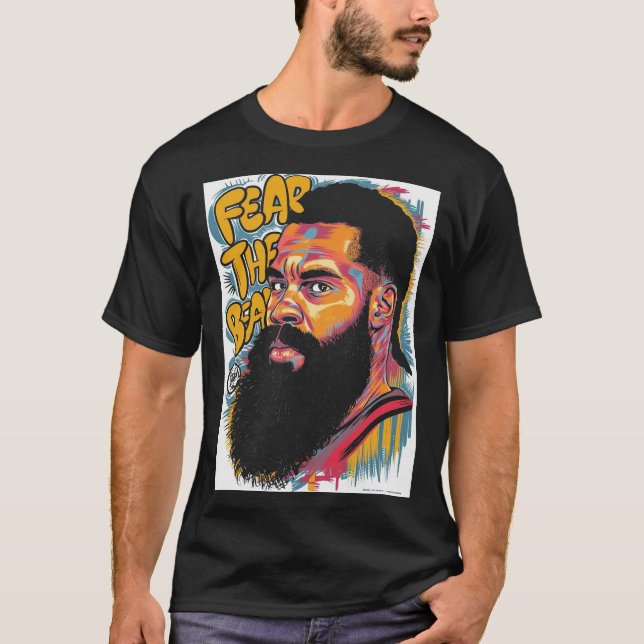 Camiseta Medo Dos Gigantes Da Barba Que Engraçam O Gangster (Frente)