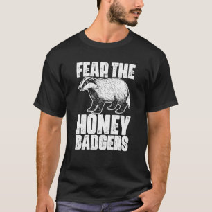 Camiseta Medo Dos Maçarangas De Mel De Maçal Para Uma Ratel