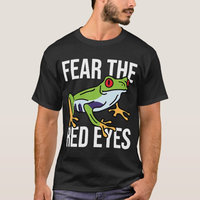Camiseta Medo Dos Olhos Vermelhos (Frente)