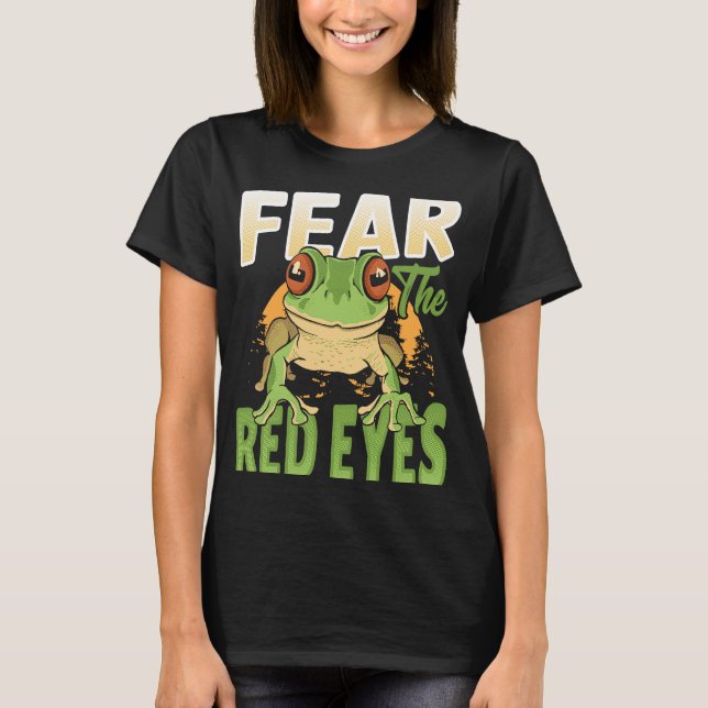 Camiseta Medo Dos Olhos Vermelhos (Frente)