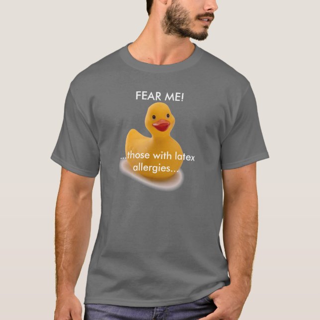 Camiseta MEDO Ducky de borracha! (Frente)