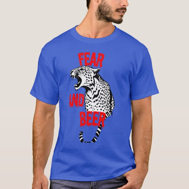 Camiseta Medo e Cerveja - Árvore do Partido Leopard (Frente)