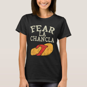 Camiseta Medo La Chancla Engraçado Cinco de Mayo Espanhol M