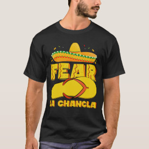 Camiseta Medo La Chancla Engraçado Mexicano Cinco De Mayo
