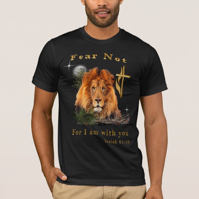 Camiseta Medo não Isaiah 41:10 (Frente)