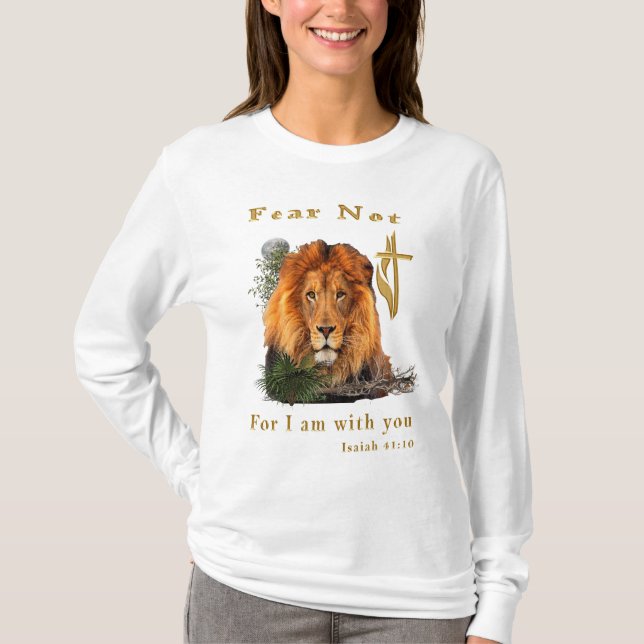 Camiseta Medo não Isaiah 41:10 (Frente)