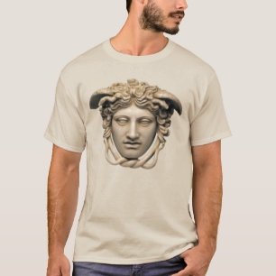 Camiseta Medusa Bege Pedra