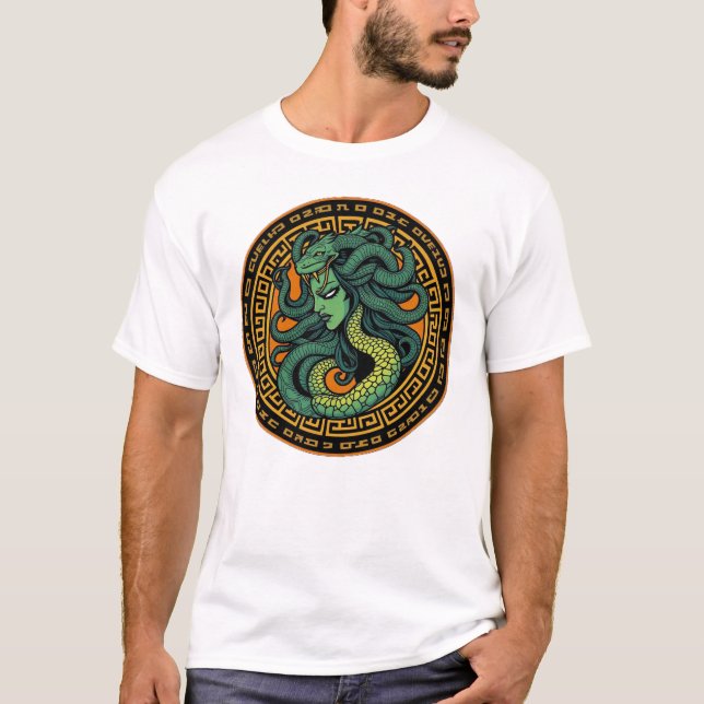 Camiseta „Medusa – Blick der Macht“ (Frente)