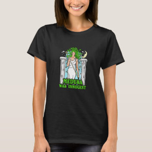 Camiseta Medusa Era Inocente Mitologia Grega Grego Antigo