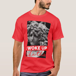 Camiseta Medusa Gorgon Eu Acordei Assim