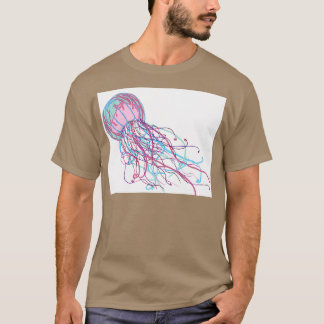 Camiseta medusa pastel