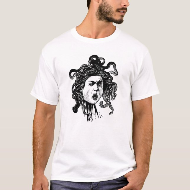Camiseta Medusa por Caravaggio (Frente)