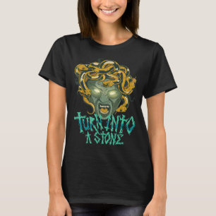 Camiseta Medusa Stone Antiguamente Mitologia Grega