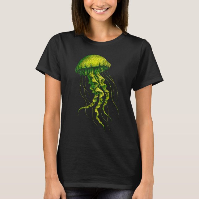 Camiseta Méduse Fluorescente Artistique (Frente)
