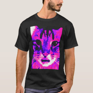 Camiseta Meelm o Gato Roxo Preto 1