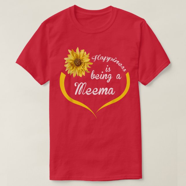 Camiseta Meema Dar Felicidade É Ser Um Meema (Frente do Design)