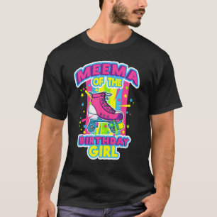 Camiseta Meema Do Aniversário Skates Do Cilindro De Raparig