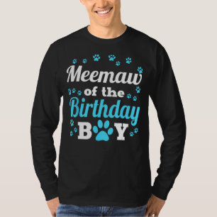 Camiseta Meemaw Da Cele Do Blog Do Bday-Dog Paw