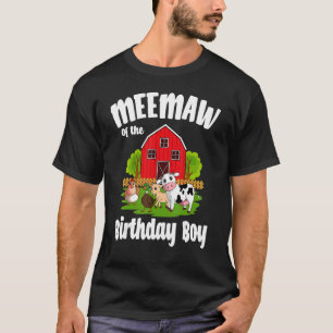 Camiseta Meemaw Da Festa De Boas Fazendas De Aniversário