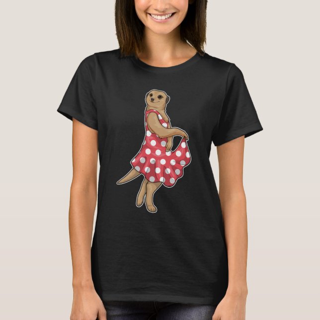 Camiseta Meerkat Bolinhas Dress (Frente)