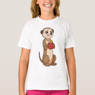 Camiseta Meerkat com Apple
