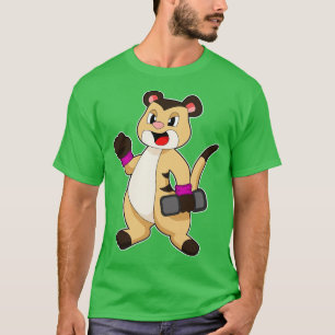 Camiseta Meerkat com Dumbbell