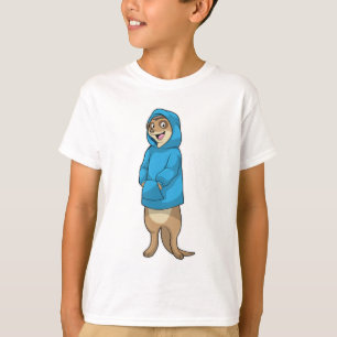 Camiseta Meerkat com Hoodie