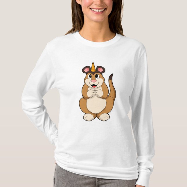 Camiseta Meerkat com Horn (Frente)