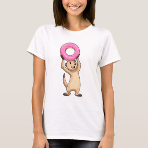 Camiseta Meerkat com Rosquinha