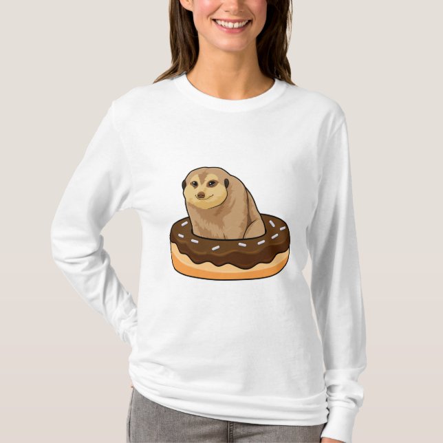 Camiseta Meerkat com Rosquinha (Frente)