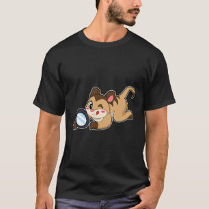 Camiseta Meerkat com vidro de aumento