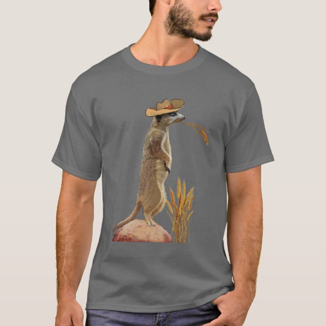 Camiseta Meerkat Cowboy (Frente)