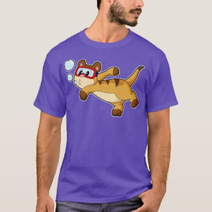 Camiseta Meerkat Diver Nadando