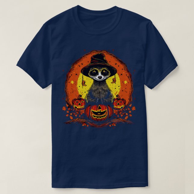 Camiseta Meerkat Halloween (Frente do Design)
