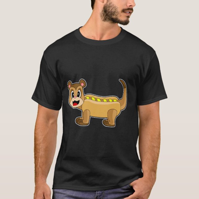 Camiseta Meerkat Hotdog (Frente)