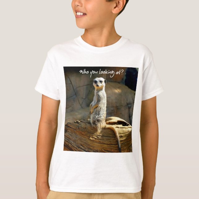 Camiseta Meerkat Humours o t-shirt (Frente)