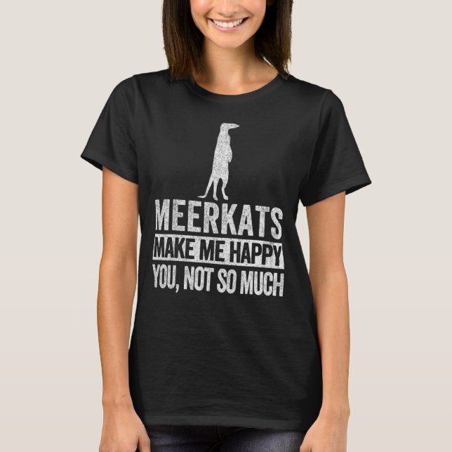 Camiseta Meerkat Meerkat Cote Retro (Frente)