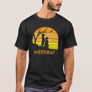 Camiseta Meerkat Mongoose Kalahari Deserto Sunset Safari Af