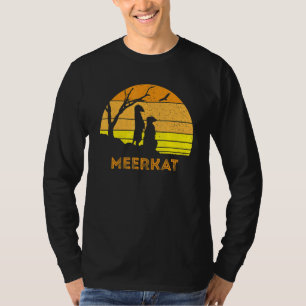 Camiseta Meerkat Mongoose Kalahari Deserto Sunset Safari Af