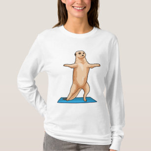 Camiseta Meerkat no exercício de estresse da Malhação