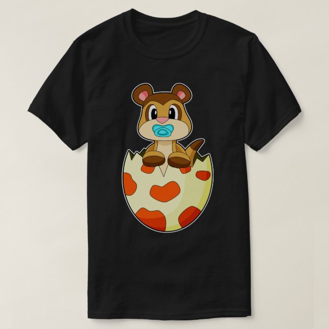 Camiseta Meerkat Pacifier (Frente do Design)