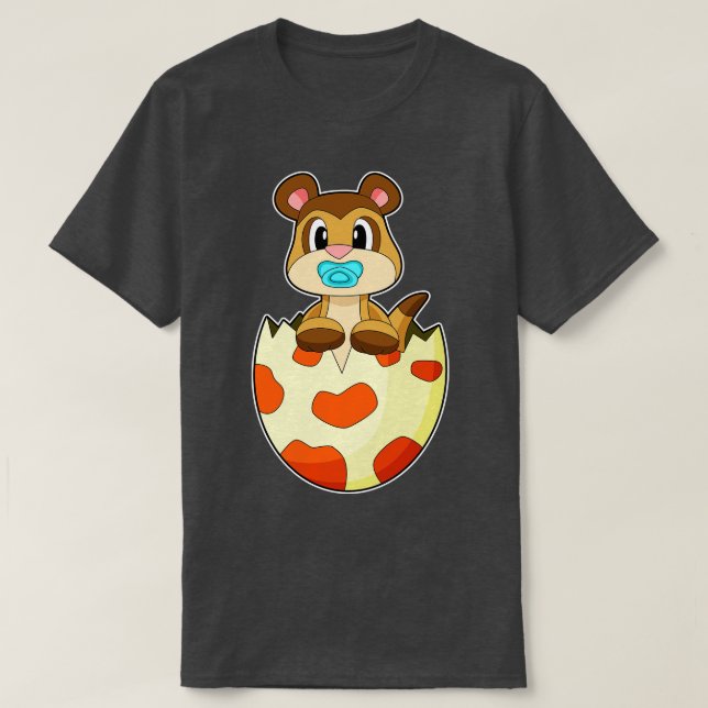 Camiseta Meerkat Pacifier (Frente do Design)