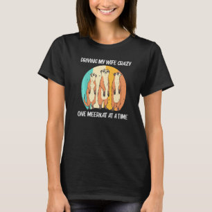 Camiseta Meerkat Para Homens Pai Retro Animais Do Zoo Selva