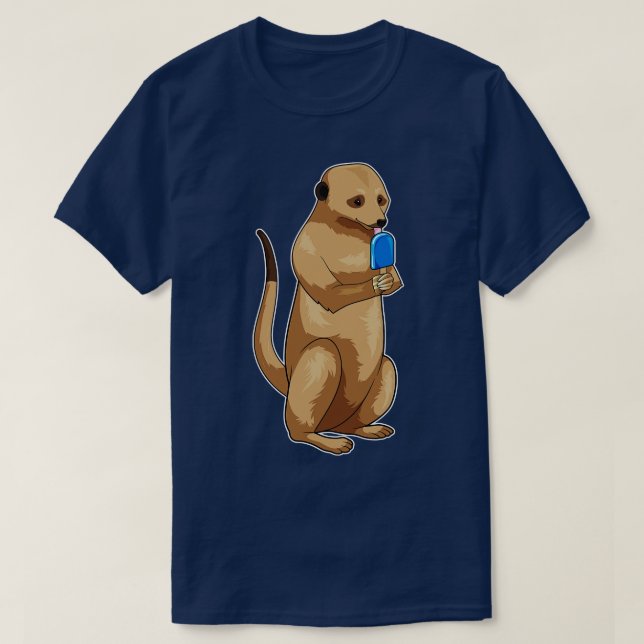 Camiseta Meerkat Popsicle (Frente do Design)