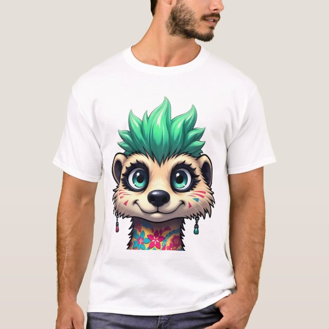 Camiseta Meerkat Rebel (Frente)