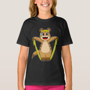 Camiseta Meerkat Rope saltando Rope