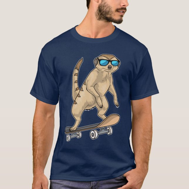 Camiseta Meerkat Skater (Frente)