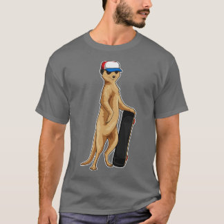 Camiseta Meerkat Skater Skateboard